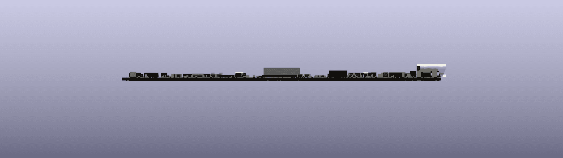 VEIL A5 r101p KiCad render: edge profile